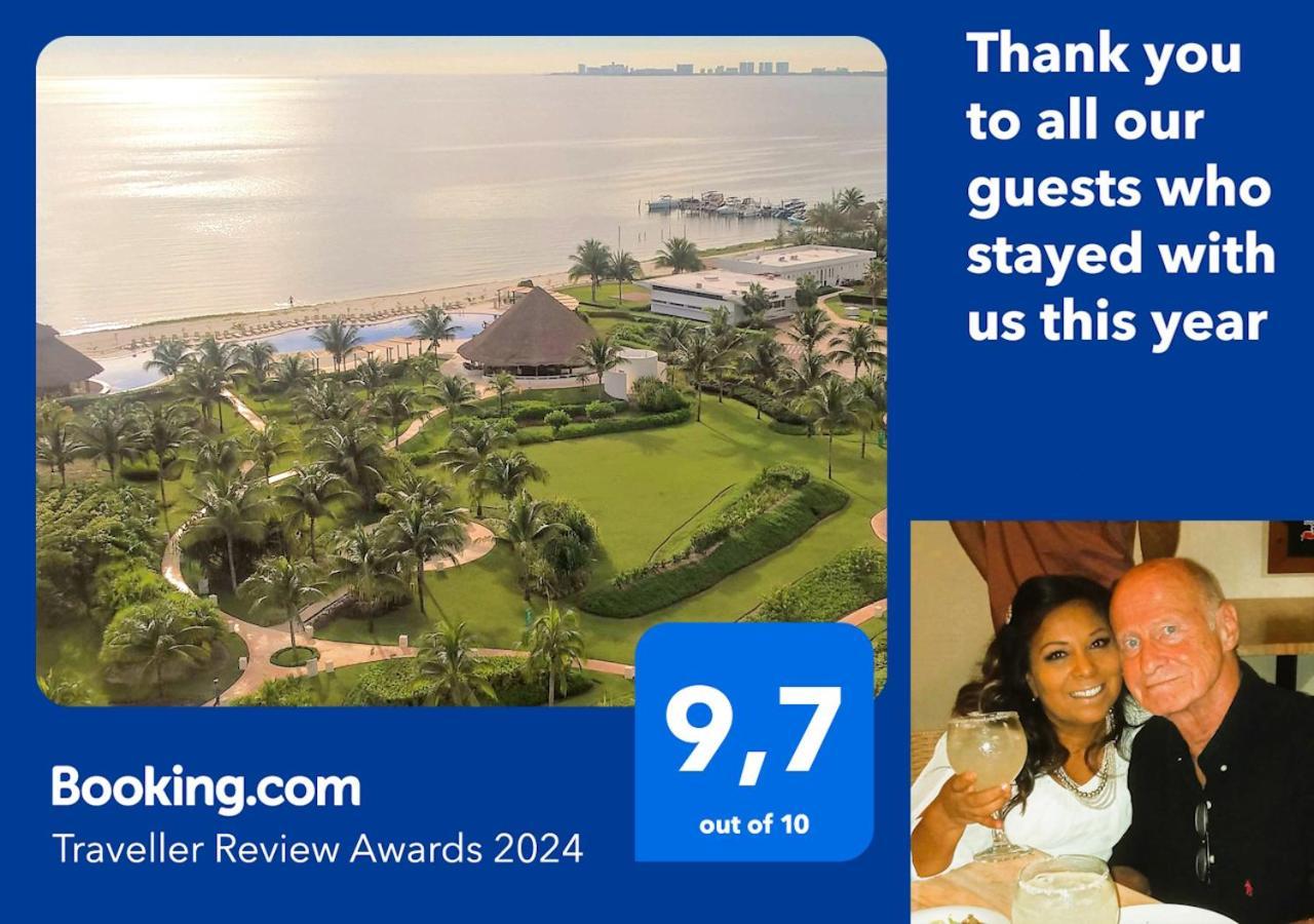 Swim The Caribbean & Work With A View Apartment แคนคูน ภายนอก รูปภาพ